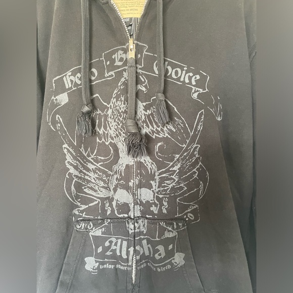 Alpha Industries Hoodie Large USA Military Patch, motorcycle, base layer - Picture 2 of 12